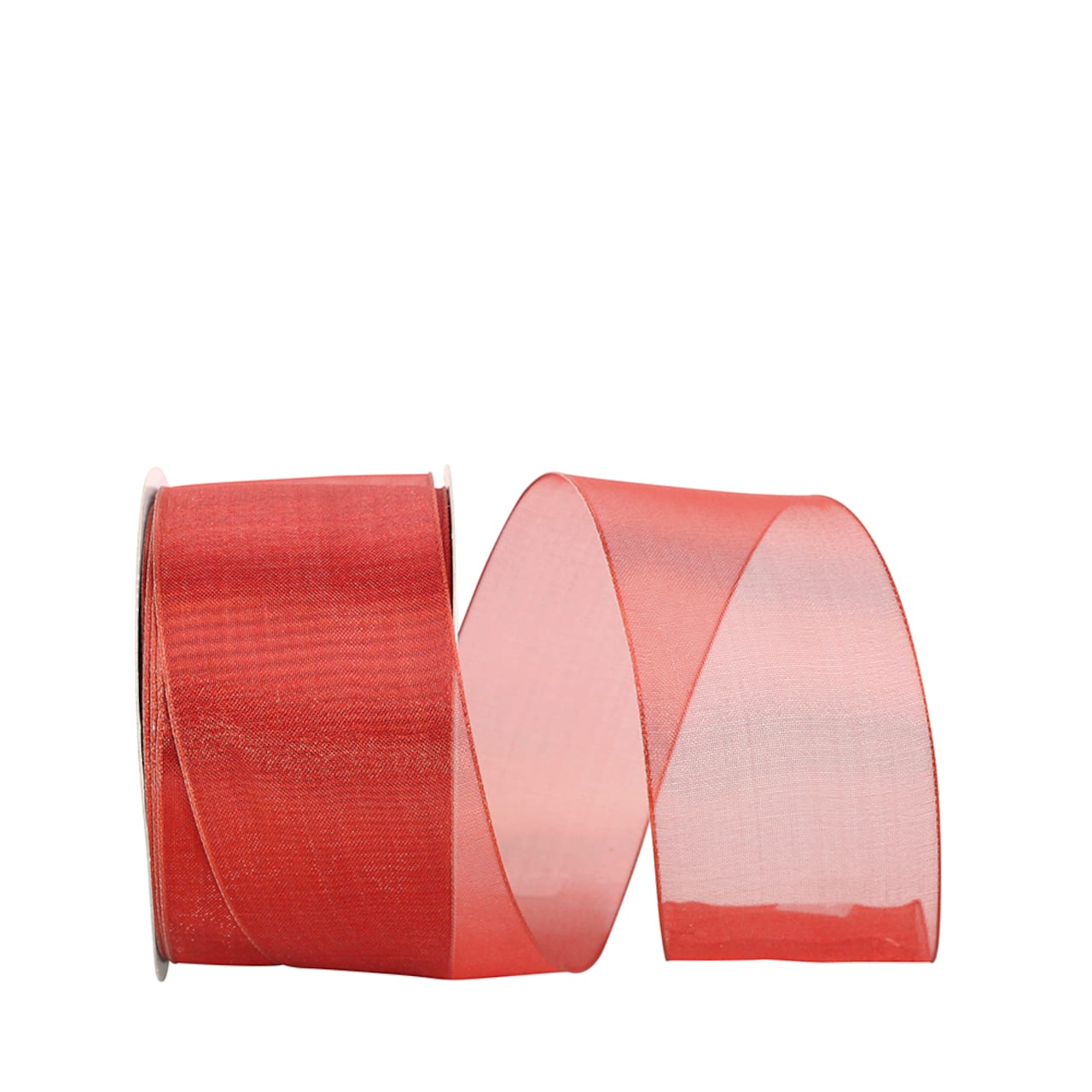 JAM Paper 2.5" x 25yd. Classic Wired Edge Mesh Ribbon